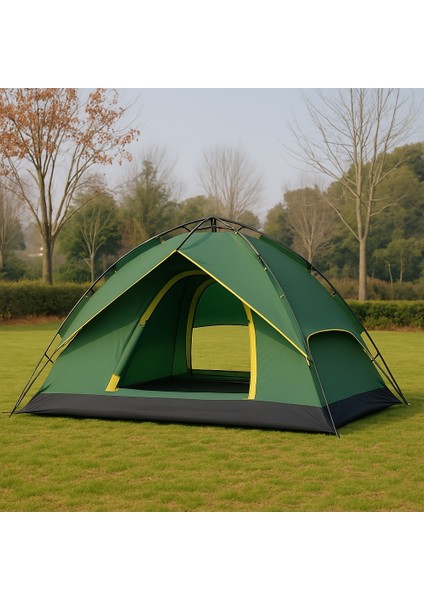 4 Kişilik Çift Katmanlı Otomatik Çadır 220X250X160