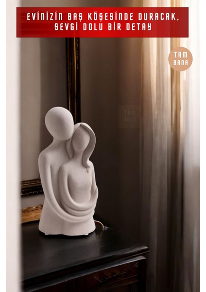 2’li Heykel Biblo Seti Dekoratif Süs Eşyası Dekoratif Masa Süsü Model 41 fırsatları