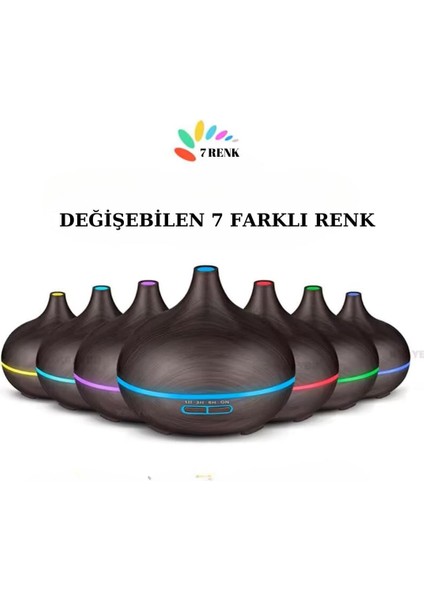 550 Ml Ultrasonik Aroma Nemlendirici Hava Difüzör Kokulu Uçucu Yağ Difüzör fırsatları