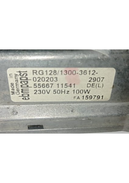 Eca Confeo Premix Fan Motoru modelleri