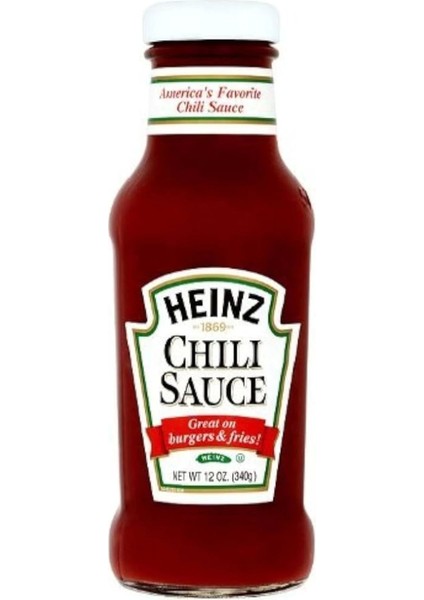 Heınz Chılı Sauce great On Burgers & Fries 340 gr