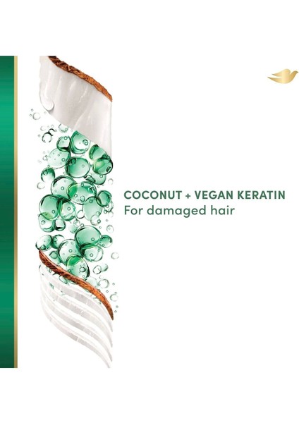 Re+Al Bıo-Mımetıc Care Repaır Coconut+Vegan Keratın Sulfate Free Şampuan 295 ml