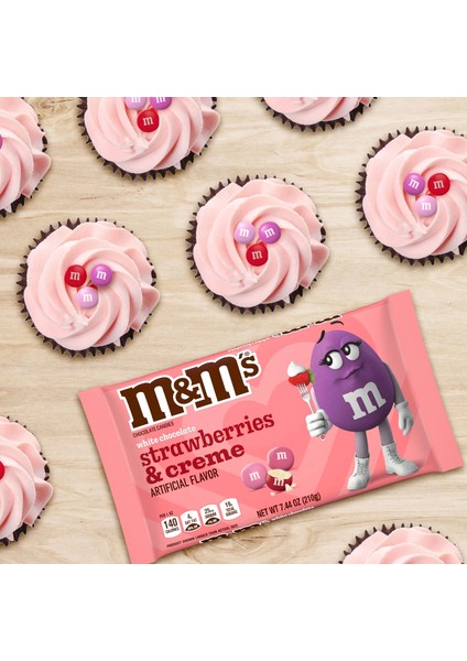 White Chocolate Strawberries&Creme Artıfıcıal Flavor 210 gr