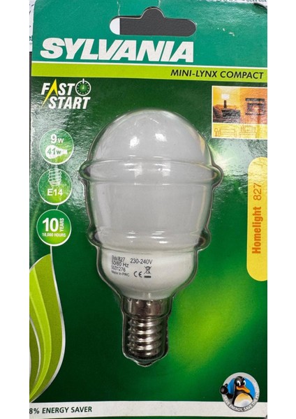 Mini-Lynx Compact 9W E-27 LED Ampul Sarı