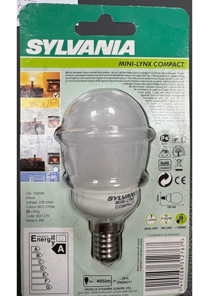 Mini-Lynx Compact 9W E-27 LED Ampul Sarı