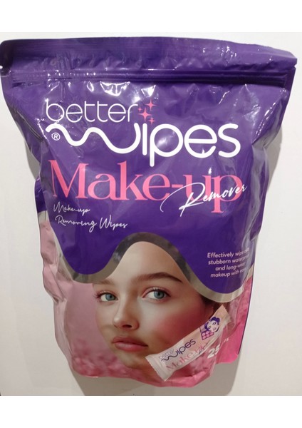 Wipes Make-Up Remover Makyaj Temizleme Mendili 25 Adet