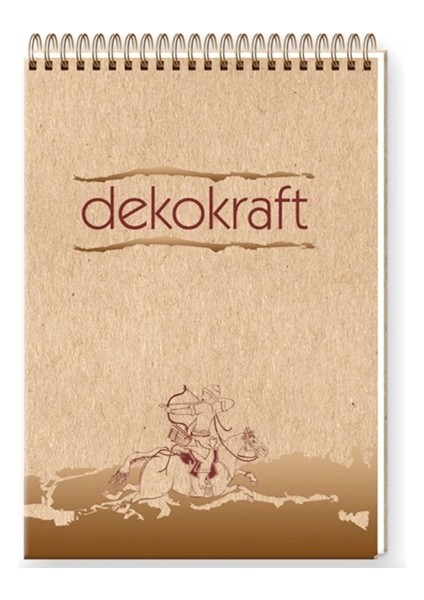 Dekokraft Bloknot Çizgili A4 100 Yaprak Spiralli - 2 Adet