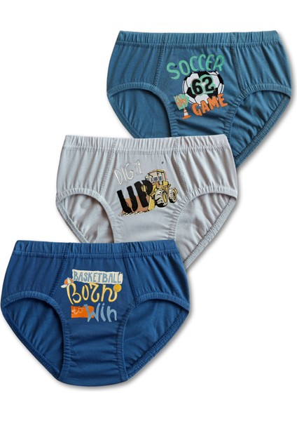 %95 Pamuklu Erkek Çocuk Slip Külot Iç Çamaşır 6lı Set modelleri