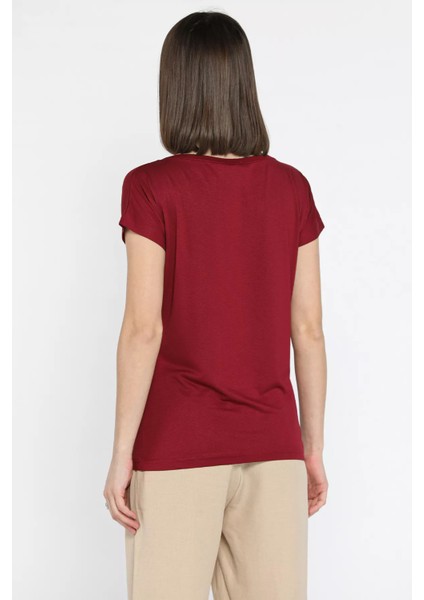 Kadın Bisiklet Yaka Tişört modelleri