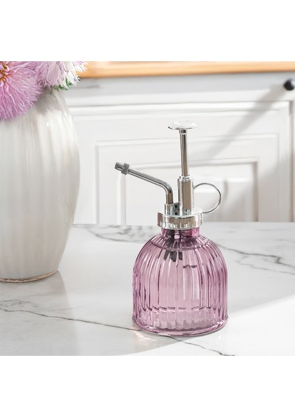 15731 Mor Vintage Cam Bitki Sulama Şişesi Oda Kokusu Dağıtıcı Çok Amaçlı Sprey Şişe 250 ml fiyatları