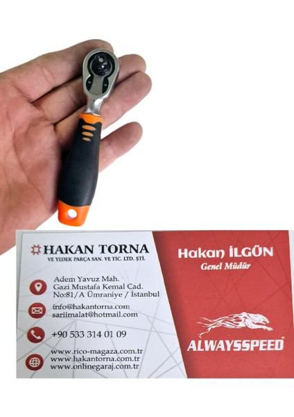 Aretta 1/4 Mini Lokma Cırcır Kolu 100MM