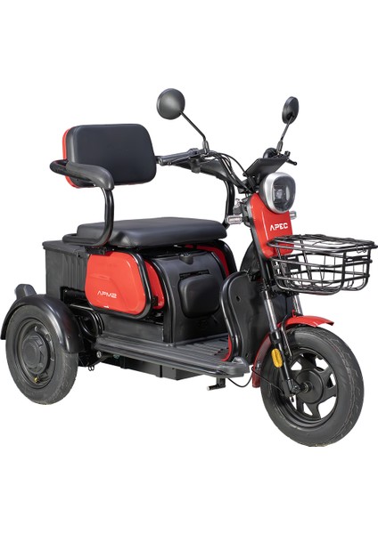 Apec Apm2 Elektrikli 3 Tekerlekli Motosiklet (Kayan Koltuk 2 Kişilik) - 2024 Model