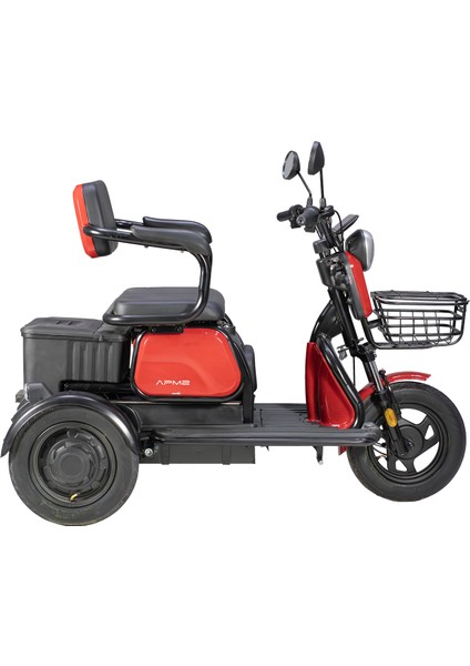 Apec Apm2 Elektrikli 3 Tekerlekli Motosiklet (Kayan Koltuk 2 Kişilik) - 2024 Model