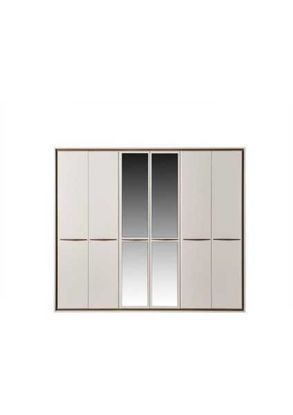 Masal Modern 6 Kapaklı Gardırop