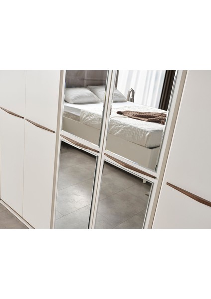 Masal Modern 6 Kapaklı Gardırop