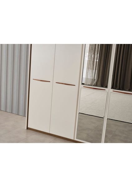 Masal Modern 4 Kapaklı Gardırop