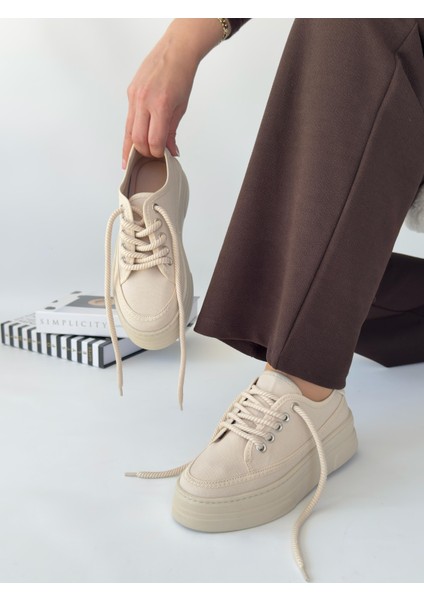 Yüksek Bağcıklı Bez Canvas Orijinal Keten Sneaker Spor Ayakkabı Kotnel indirimleri