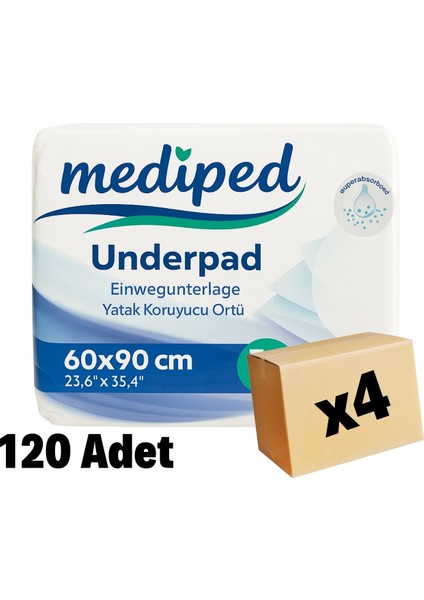 Yatak Koruyucu Örtü 60 x 90 30 Adet