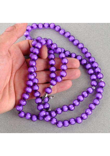 Monomer 99LUK Küre Kesim 9mm Namaz Tesbihi Mor fiyatları