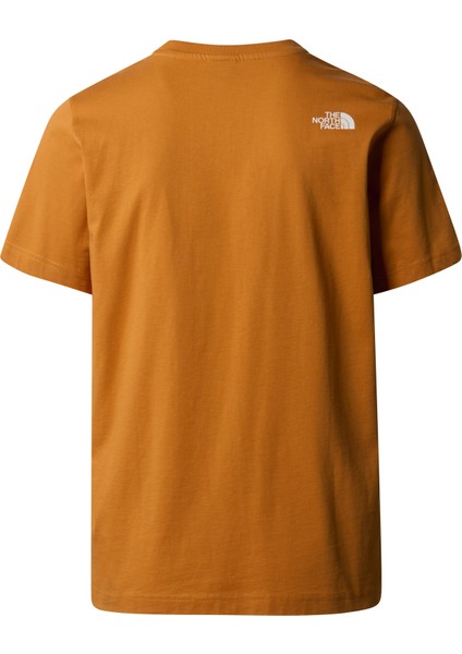 M S/S Mountain Line Tee Erkek T-Shirt