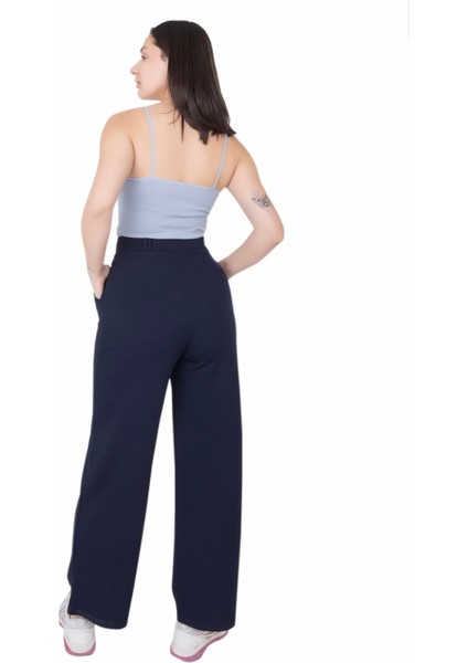 Looksense Kadın Kemerli Çift Köprülü Pantolon 01014 modelleri