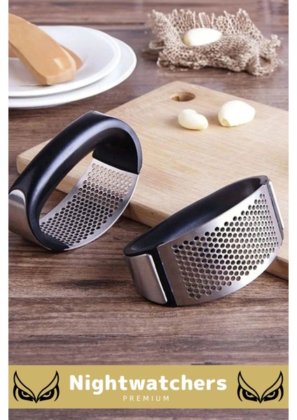 Premium Seri Pratik Kolay Temizlenir Paslanmaz Çelik Pratik Mutfak Sarımsak Ezme Rendesi fırsatları