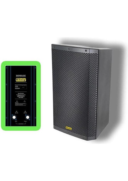 K-815P 15" 800W Pasif Kabin Hoparlör