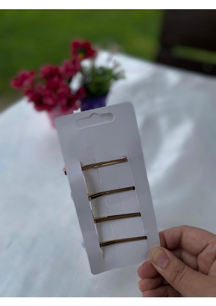 Çoçuk ,Genç ,Kadın, 1paket 4 adet Demir Klıpsli Pembe,incili, çiçekli, Şık Toka Seti fiyatları