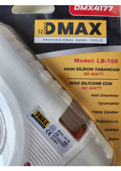 Silikon Tabancası Kalın Model Silikon Için 80 Watt Dmax DMX4177 modelleri