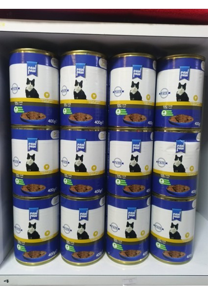 Ezme ( Pate ) Tavuklu Kedi Konservesi 400 gr 12 adet
