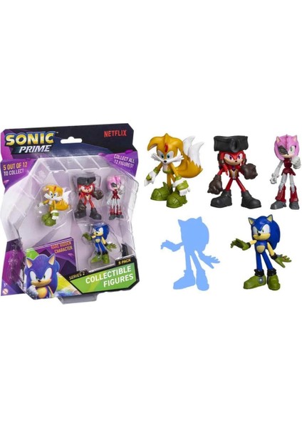 Sonic Prime 5 Li Figür Seti S2 Kulaklıklı Doktor Don't fiyatları