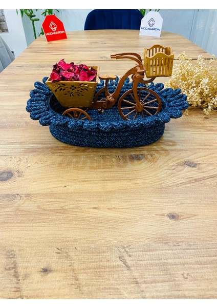 Jüt Hasır Sepet Oval Organizer 20X30 fiyatları