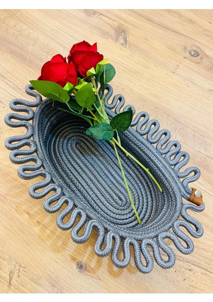 Jüt Hasır Sepet Oval Organizer 20X30 fiyatları