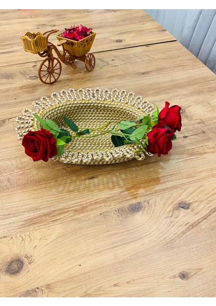Jüt Hasır Sepet Oval Organizer 20 x 30 fiyatları
