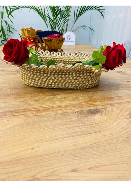 Jüt Hasır Sepet Oval Organizer 20 x 30 fırsatları