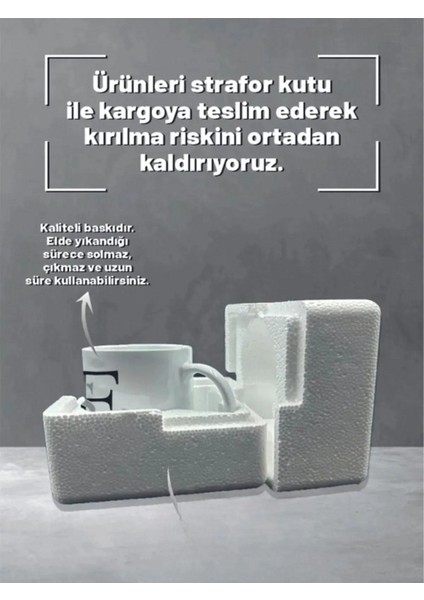 Sarı Siyah Yavru Tekir Kedi Baskılı 3D Tasarım Porselen Kupa Hediyelik Porselen Bardak Kupa - JS35