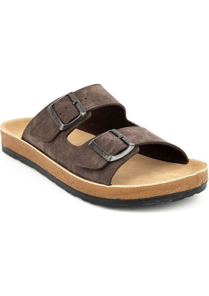 Allen 31330-004 Anatomik Taban Erkek Terlik Kahve 40-45