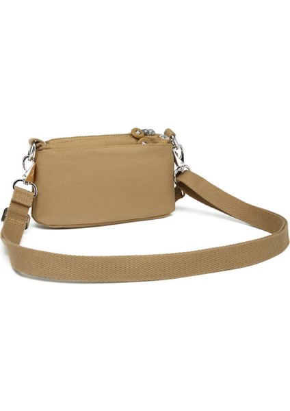 Minik Boy Krinkıl Kumaş Kadın Postacı Çantası Smart Bags 3268 modelleri