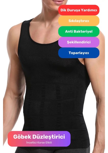 Premium Lidya Cottone Erkek Atlet Korse Bel Göğüs Dik Duruş Jinekomasti Toparlayıcı Extra Göbek fiyatları