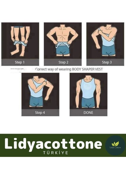 Premium Lidya Cottone Erkek Atlet Korse Bel Göğüs Dik Duruş Jinekomasti Toparlayıcı Extra Göbek indirimleri