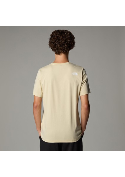 M Ss Mountain Line Tee Erkek T-Shirt