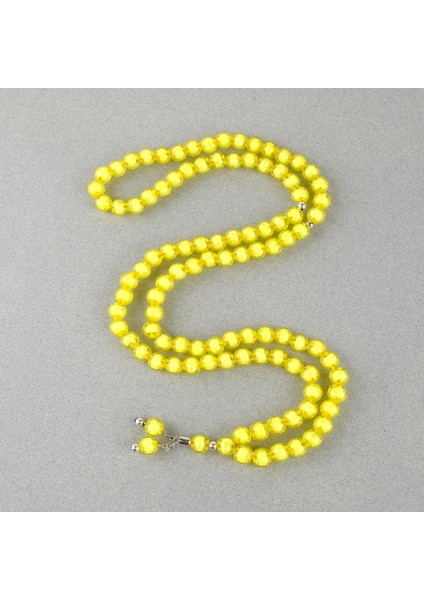 Monomer 99LUK Küre Kesim 9mm Namaz Tesbihi Sarı