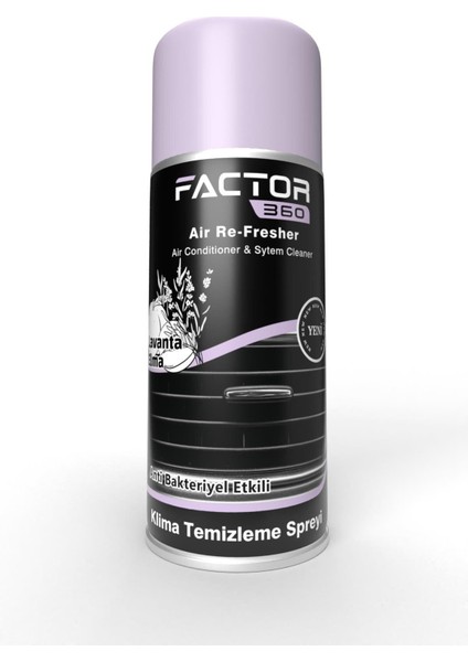 Araba Klima Ortam Temizleyici Hava Tazeleyici Koku Bombası | Air Re-Fresher Lavanta ELMA 150ML