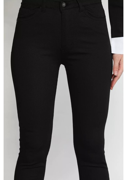 Kadın Likralı Jean Kot Pantolon