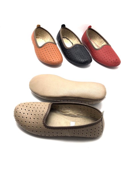 Hakiki Deri Hava Alabilir Delikli Hac Umre Tavaf Patiği ve Ev Ayakkabısı fiyatları