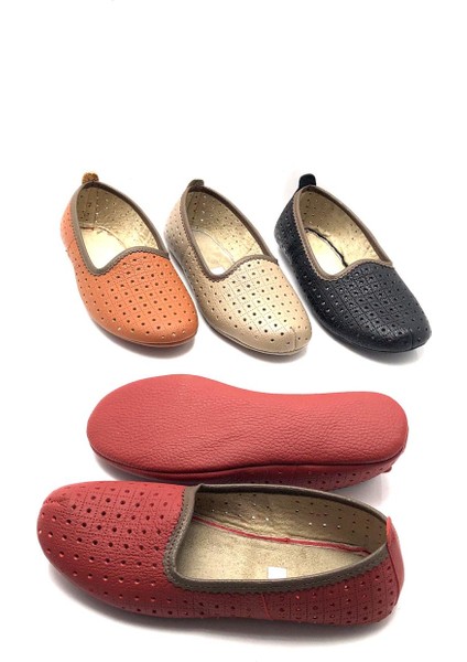 Hakiki Deri Hava Alabilir Delikli Hac Umre Tavaf Patiği ve Ev Ayakkabısı fırsatları