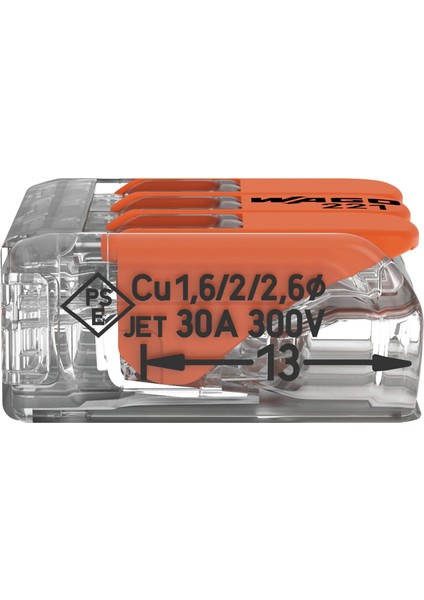 221-613 30'lu Orijinal Paket 6mm Buat Klemensi Tırnaklı modelleri