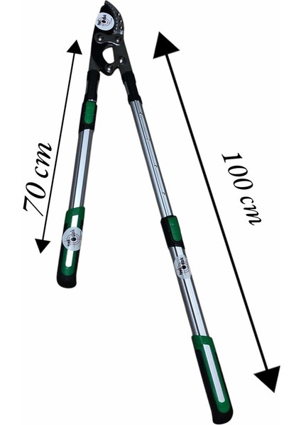 Teleskopik Uzatmalı Dal Budama Makası 5cm Ağız Çelik Bıçaklı Ayarlanabilir Sap Uzayan Kollu Makas fiyatları