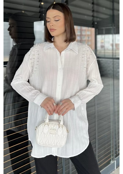 Omuz Incili Kadın Gömlek fiyatları