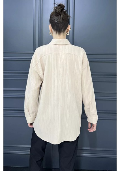 Omuz Incili Kadın Gömlek modelleri